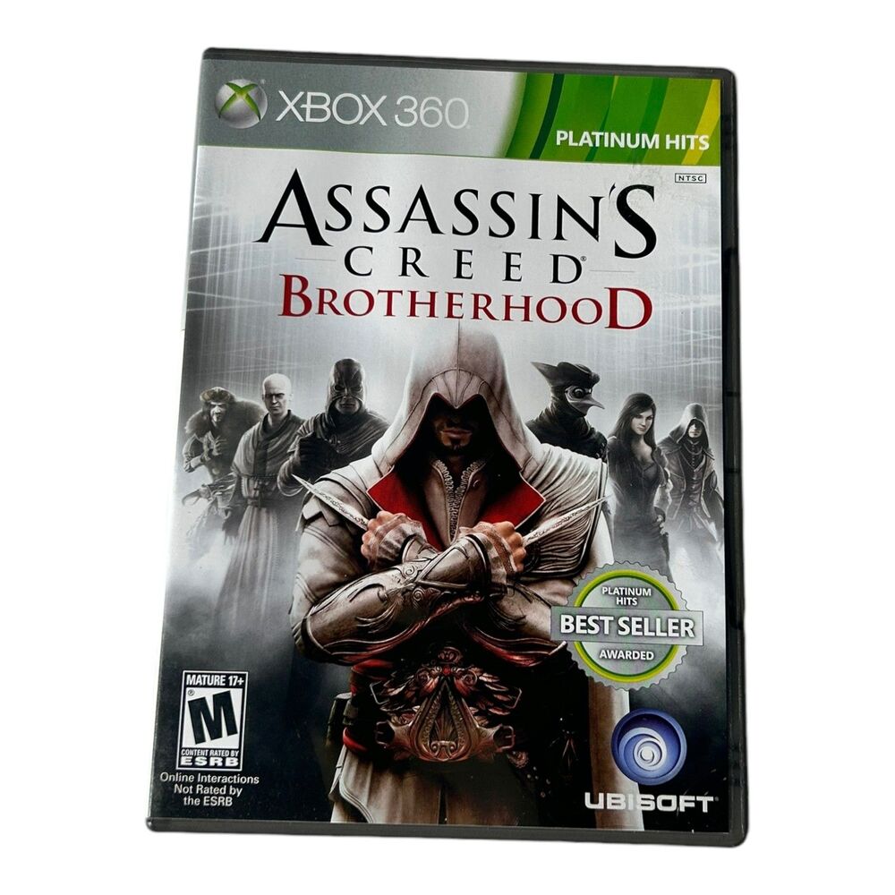 Assassin's Creed: Brotherhood (Microsoft Xbox 360, 2010) Complete w/ Manual